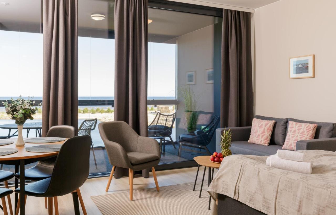 Marina Chalets Studios By Hiekka Booking - Sisaeltaeae Liinavaatteet Ja Loppusiivouksen Kalajoki Pokój zdjęcie