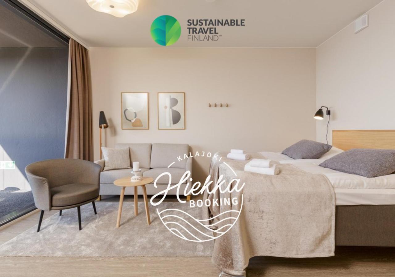 Marina Chalets Studios By Hiekka Booking - Sisaeltaeae Liinavaatteet Ja Loppusiivouksen Kalajoki Zewnętrze zdjęcie